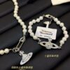 69300e1312f62673a6fac04b Saturn Pearl Paperclip Series - Necklace / Bracelet - Gold / Silver