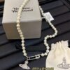 69300e1512f62673a6fac04c Saturn Pearl Paperclip Series - Necklace / Bracelet - Gold / Silver