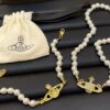 69300e1b12f62673a6fac053 Saturn Pearl Paperclip Series - Necklace / Bracelet - Gold / Silver