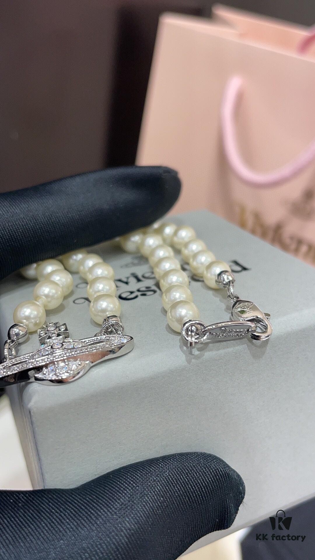 69300e2512f62673a6fac05e Fashionable Essential for Everyone ✨ Vivienne Westwood Saturn Pearl Necklace