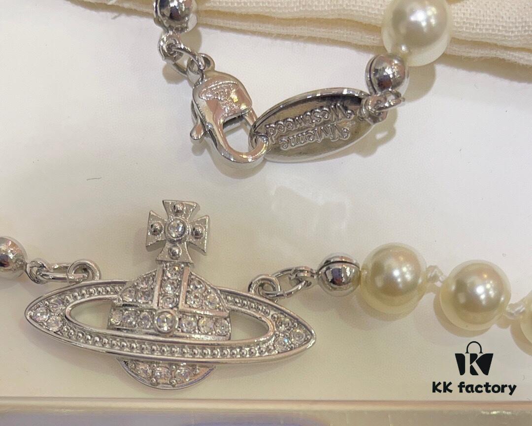 69300e2612f62673a6fac060 Fashionable Essential for Everyone ✨ Vivienne Westwood Saturn Pearl Necklace