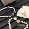 69300e4012f62673a6fac080 Enamel Pearl Series - Necklace / Bracelet - Pink Silver / Black Gold / Black Silver