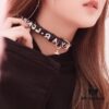 West Queen Leather Cord Necklace, Available in Gold and Silver Colors, In Stock