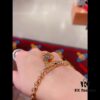West Queen 3D Saturn Bracelet - Golden Lake Blue Color