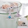 West Grandma 3D Saturn Bracelet - Silver Lake Blue Color