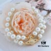 Vivienne Westwood Magnetic Pearl Bracelet - Small Double Layer - Gold