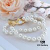 Vivienne Westwood Magnetic Pearl Bracelet - Small Double Layer - Gold