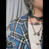 Vivienne Westwood Pin Round Pendant - Small Chain Necklace - Silver