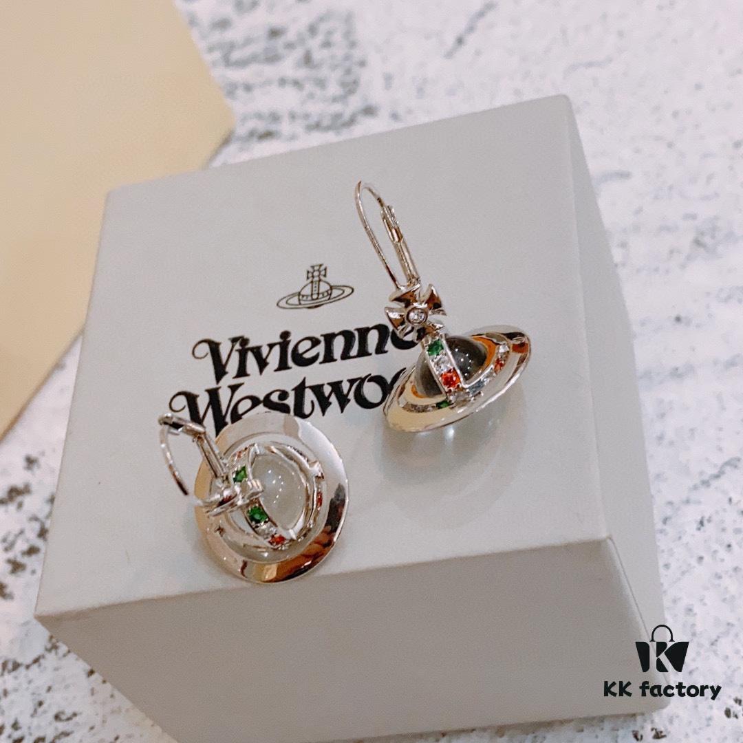 69300e9912f62673a6fac11b Vivienne Westwood Saturn Earrings and Necklace Set