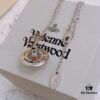 Vivienne Westwood Saturn Earrings and Necklace Set