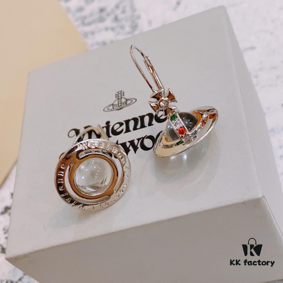69300ea112f62673a6fac12a Vivienne Westwood Saturn Earrings and Necklace Set