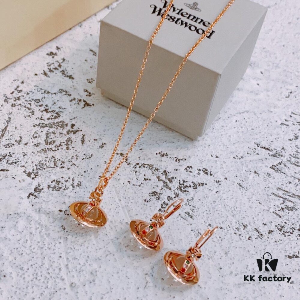 69300ea812f62673a6fac136 Vivienne Westwood Saturn Earrings Necklace
