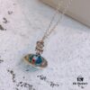69300eb012f62673a6fac146 Vivienne Westwood Saturn Earrings Necklace