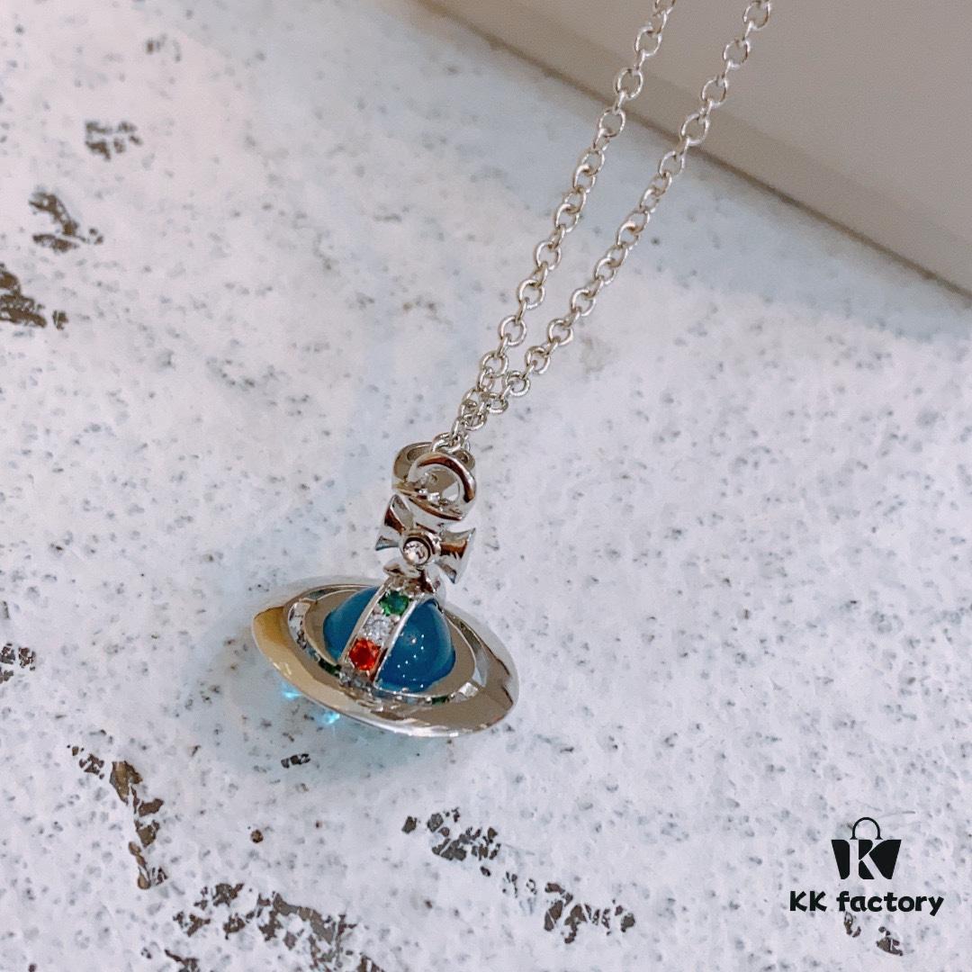 69300eb012f62673a6fac146 Vivienne Westwood Saturn Earrings Necklace