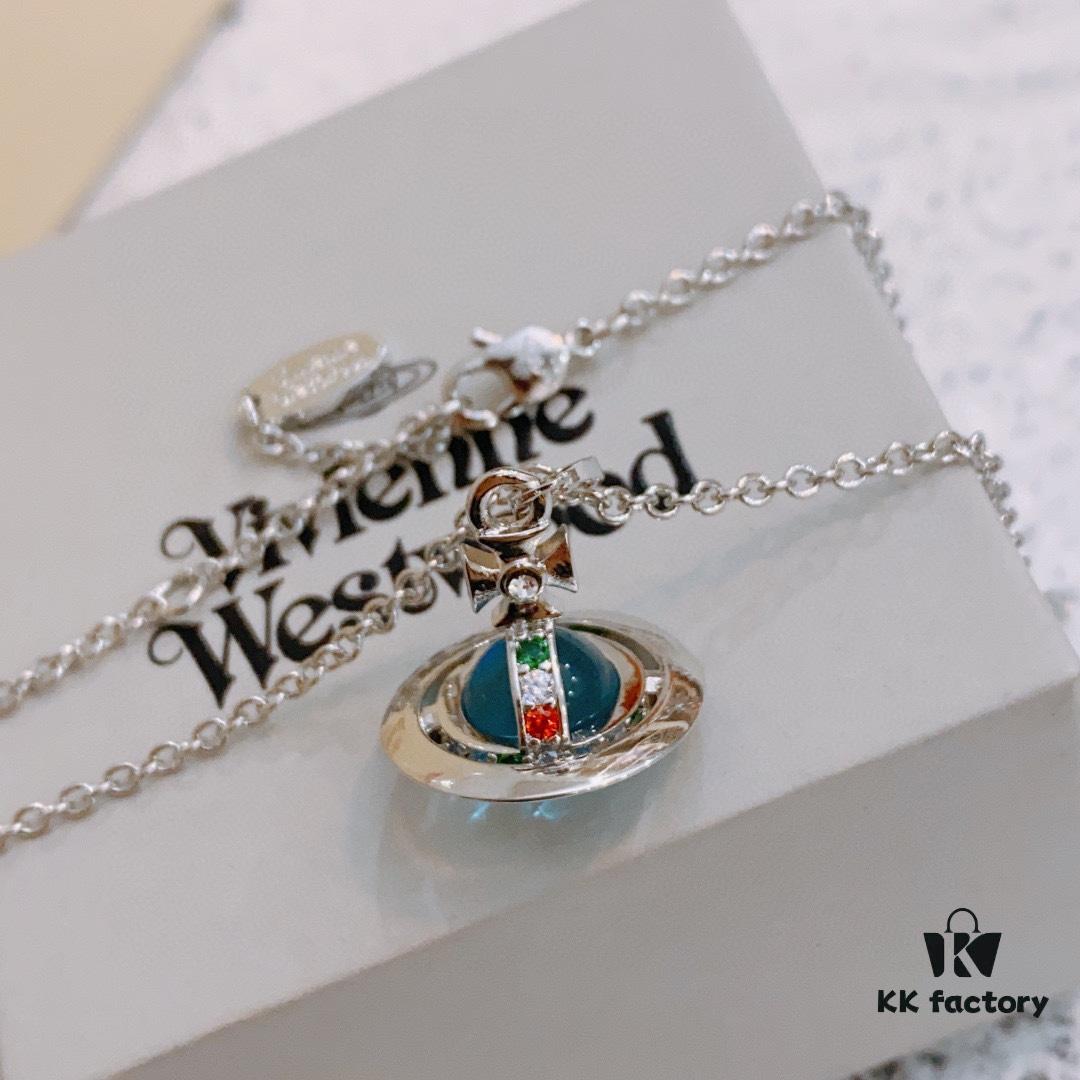 69300eb112f62673a6fac14a Vivienne Westwood Saturn Earrings Necklace