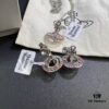 69300ebb12f62673a6fac156 Vivienne Westwood Graduated Track Glass Pink Ball Necklace and Earrings Set