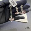 69300ebf12f62673a6fac15e Vivienne Westwood Graduated Track Glass Pink Ball Necklace and Earrings Set