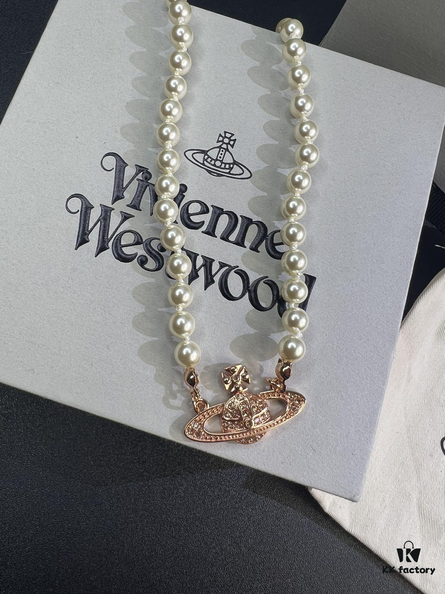 69300ec112f62673a6fac160 West Queen Rose Gold Saturn Pearl Necklace