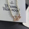 69300ec112f62673a6fac161 West Queen Rose Gold Saturn Pearl Necklace