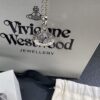West Queen Purple Gradient Track Ball Necklace and Earrings Set