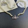 West Grandma Pink Diamond Saturn Pearl Necklace In Stock