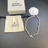 West Grandma Pink Diamond Saturn Pearl Necklace In Stock
