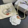69300ef512f62673a6fac1bc West Grandma Magnetic Saturn Pearl Necklace and Bracelet Set Available in 4 Colors