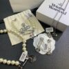 Vivienne Westwood Pin and Round Plaque Set Series, In-Stock Real Shot