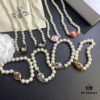 69300ef812f62673a6fac1bf West Grandma Magnetic Saturn Pearl Necklace and Bracelet Set Available in 4 Colors
