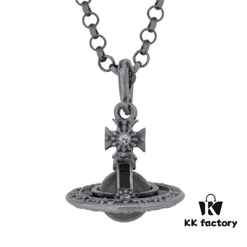 West Queen Small Antique Silver 3D Carved - Cloud Pattern Stone