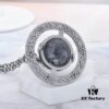 West Queen Large Antique Silver 3D Carved - Granite