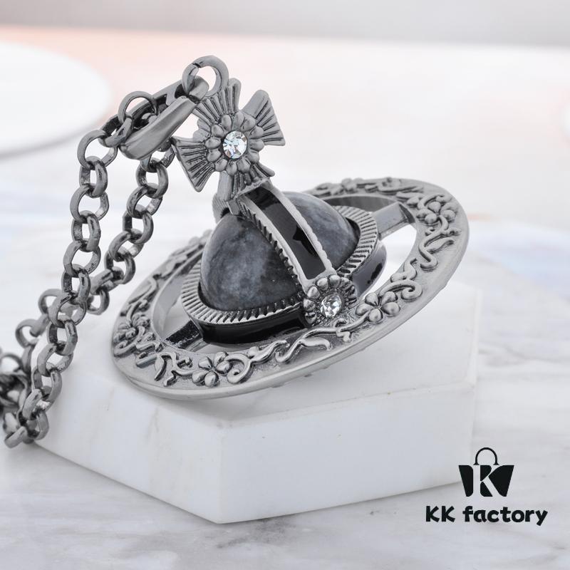 West Queen Large Antique Silver 3D Carved - Granite