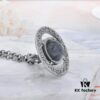 West Queen Large Antique Silver 3D Carved - Granite