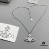 69300f1c12f62673a6fac206 Vivienne Westwood Saturn Necklace