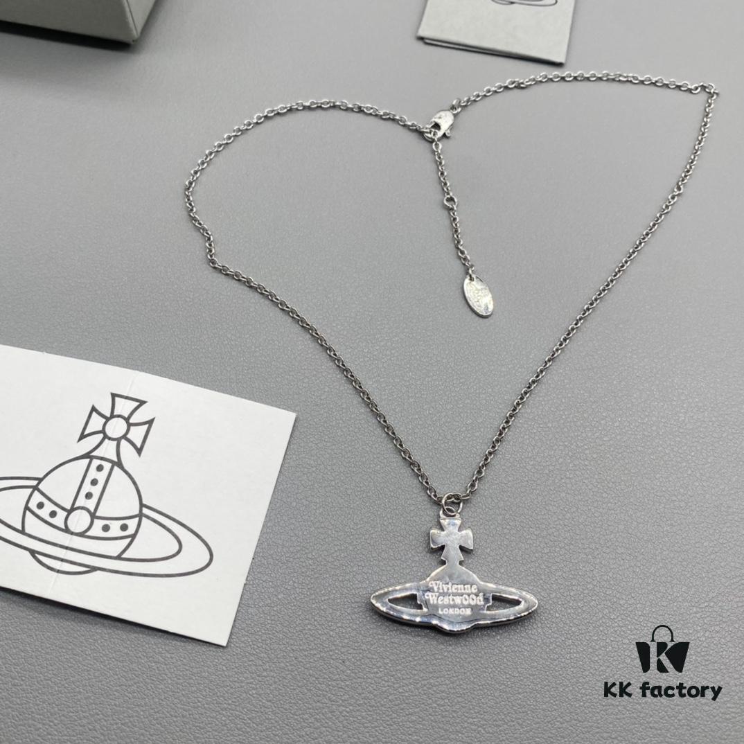 69300f1c12f62673a6fac206 Vivienne Westwood Saturn Necklace
