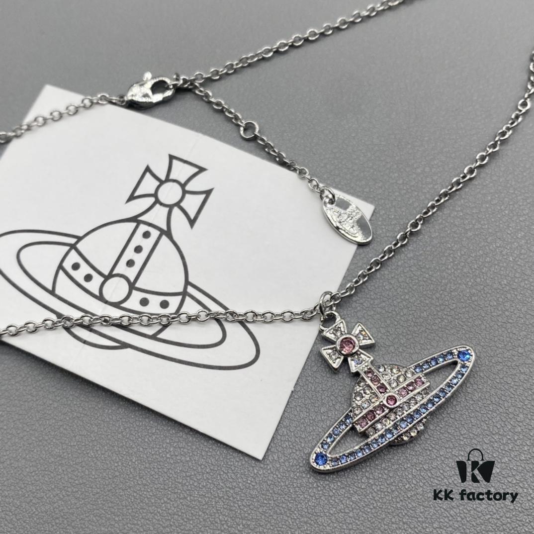 69300f1d12f62673a6fac208 Vivienne Westwood Saturn Necklace