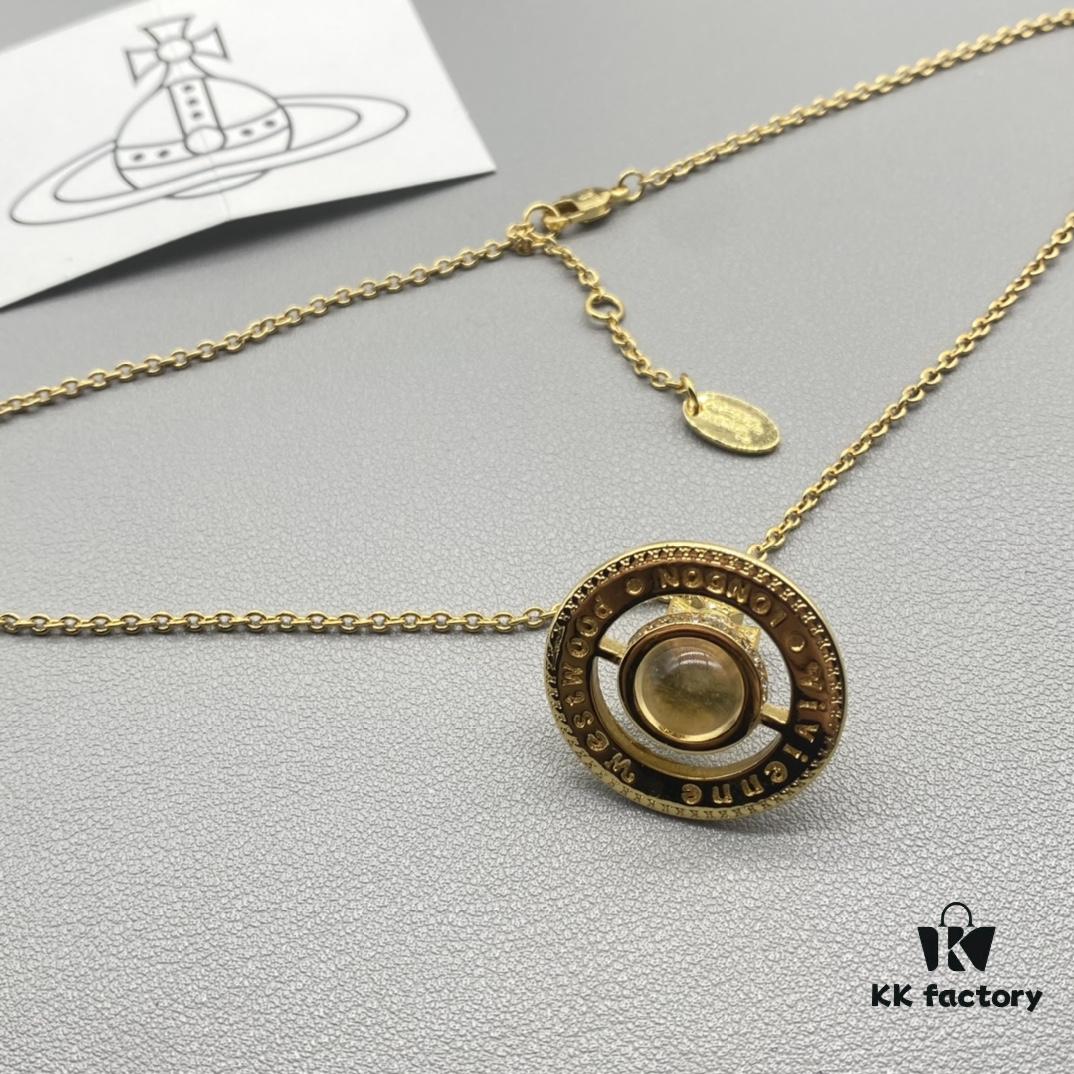 69300f2712f62673a6fac21c Vivienne Westwood Saturn Necklace