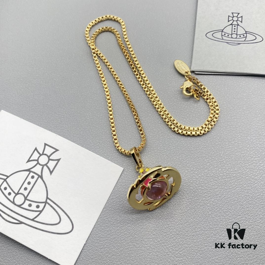 69300f2b12f62673a6fac224 Vivienne Westwood Saturn Necklace