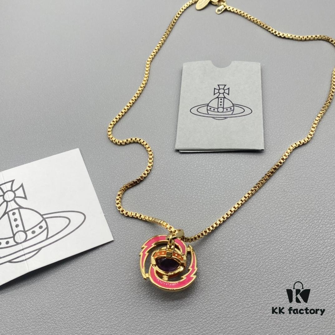 69300f2b12f62673a6fac226 Vivienne Westwood Saturn Necklace