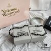 Vivienne Westwood Black Crystal Bead Necklace