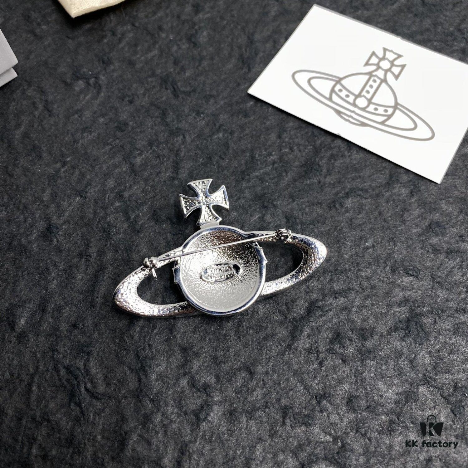 West Queen Saturn Brooch