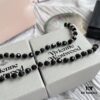 Vivienne Westwood Black Crystal Bead Necklace