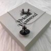 69300f9a12f62673a6fac2bc West Queen 3D Black Dripping Glue Necklace and Earrings