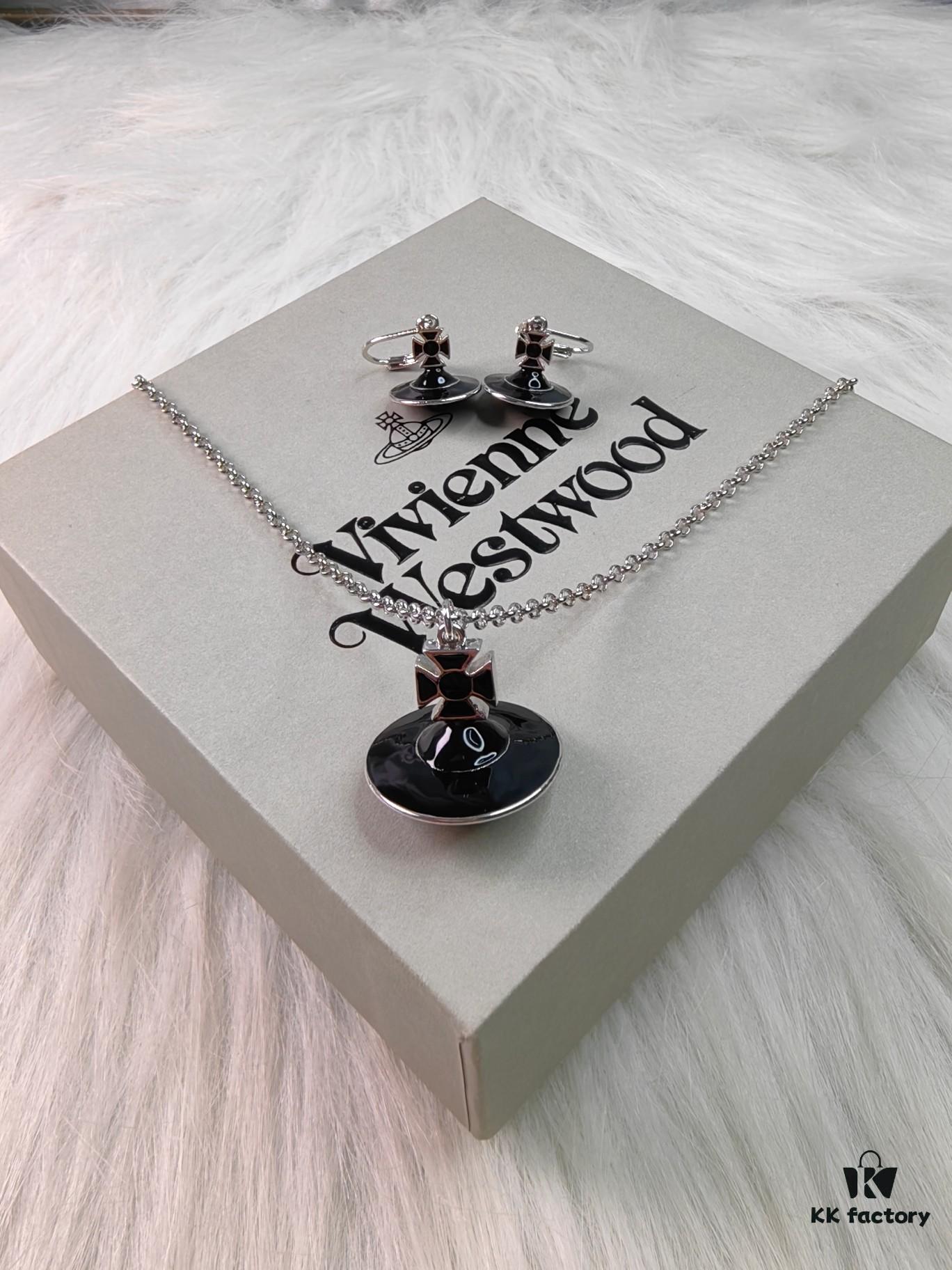 69300f9a12f62673a6fac2bc West Queen 3D Black Dripping Glue Necklace and Earrings