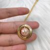 69300f9b12f62673a6fac2c0 Vivienne Westwood Pink 3D Planet Sparkling Rhinestone Necklace