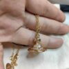West Queen Three-Dimensional Saturn Pearl Necklace in Gold Color