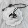 Westminster Black Bat Saturn Necklace
