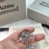 Westminster Full Diamond Crystal Ball Large White Gold and Yellow Gold Color