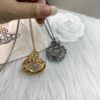 Westminster Full Diamond Crystal Ball Large White Gold and Yellow Gold Color