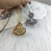 Westminster Full Diamond Crystal Ball Large White Gold and Yellow Gold Color